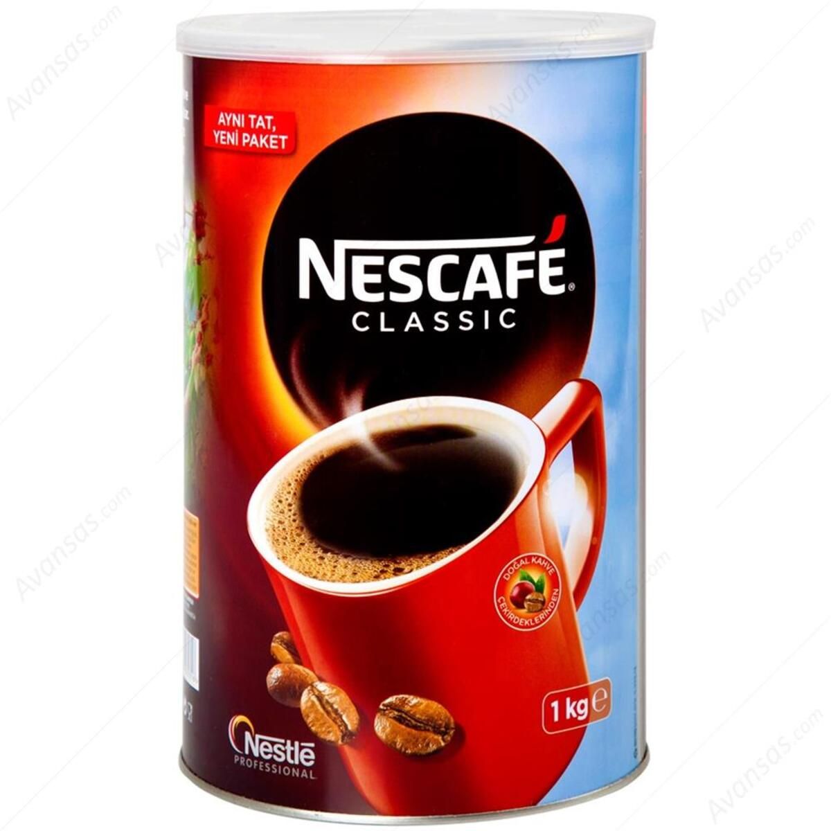 Nescafe Classic 1000gr Teneke Kahve