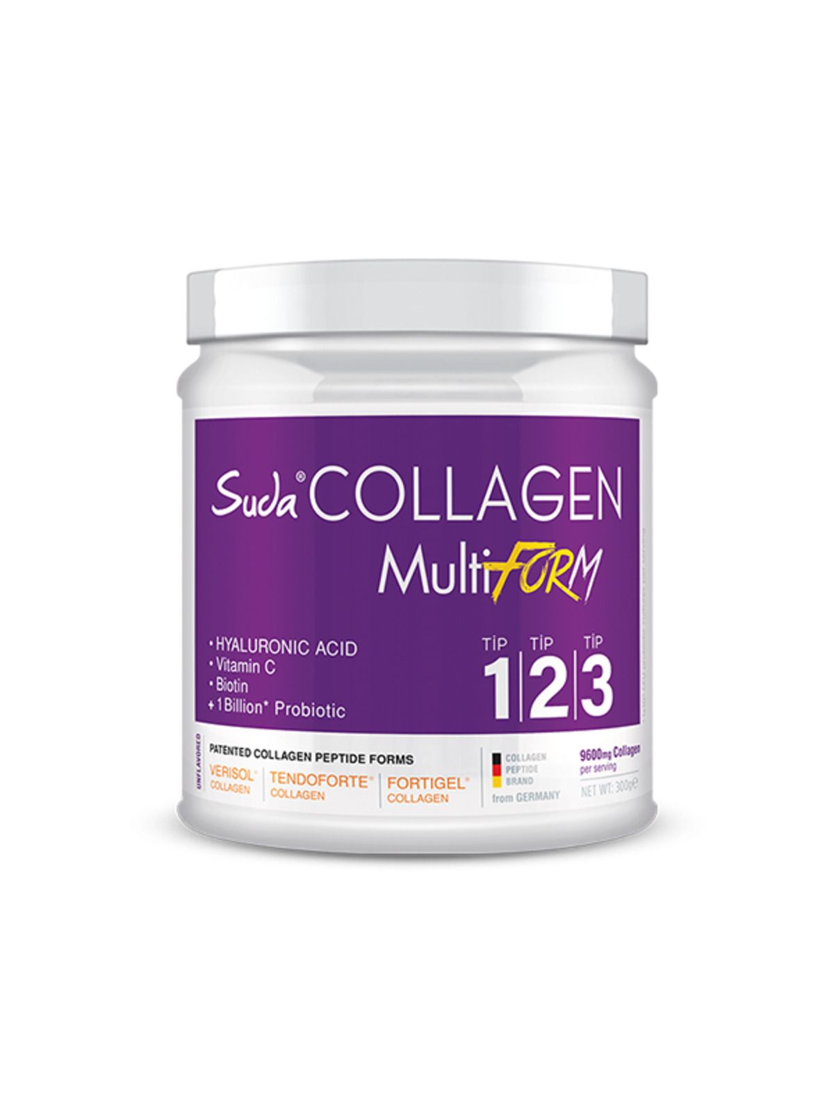 Suda Collagen Multiform Collagen Aromasız 300 gr Kolajen