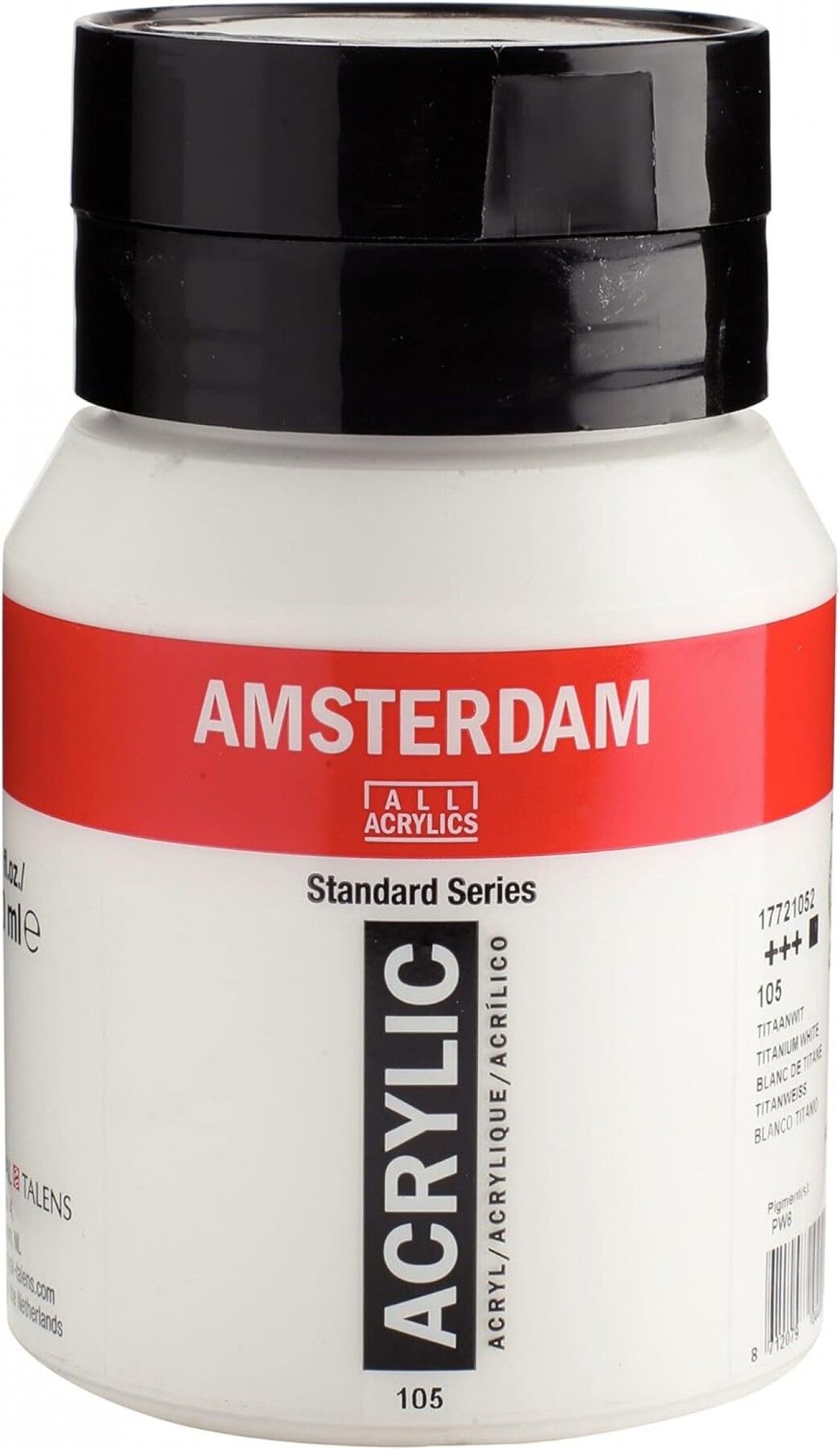 Talens Amsterdam Standart 500ml Akrilik Boya Titanyum White / 105