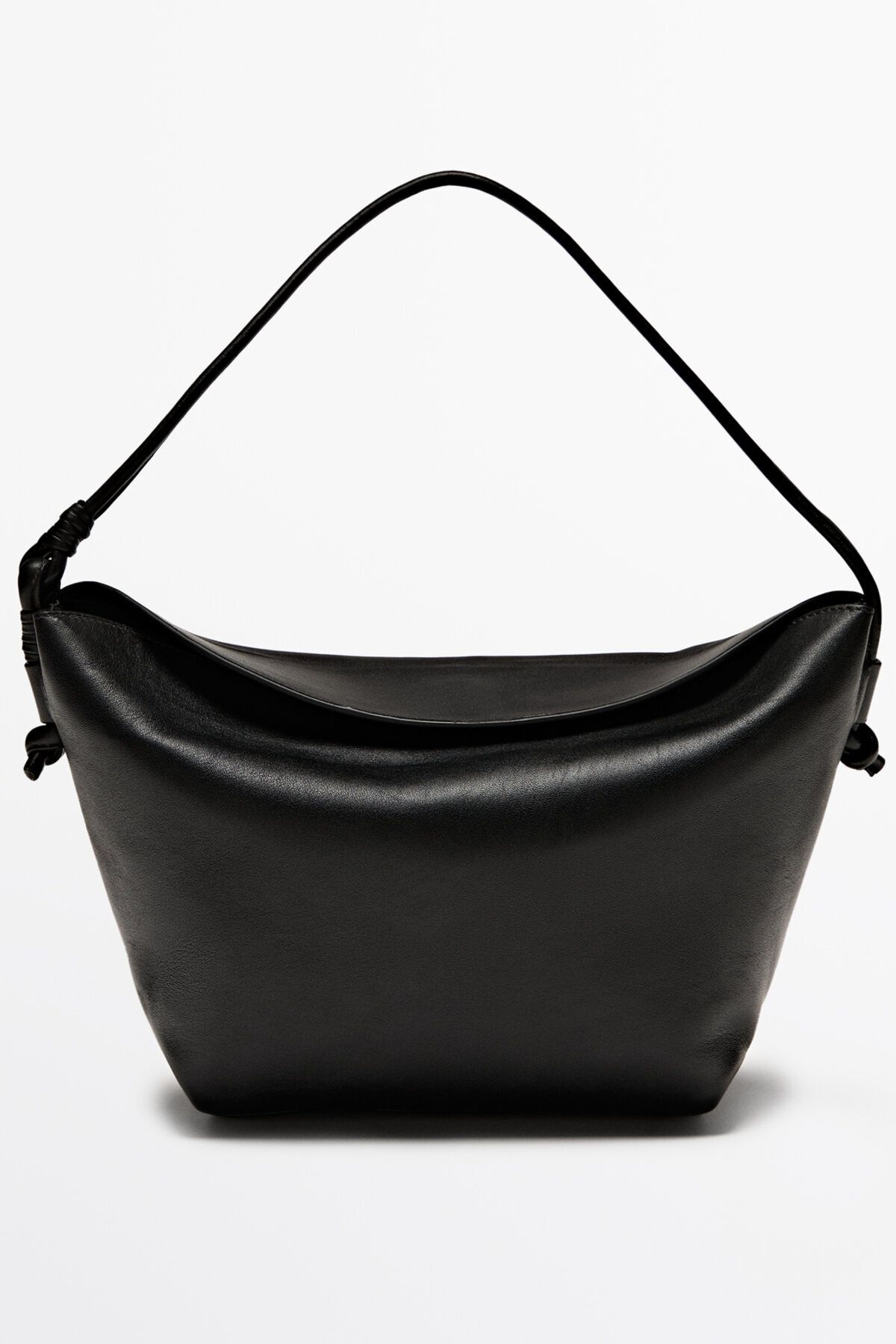 Massimo Dutti Nappa leather bag knots