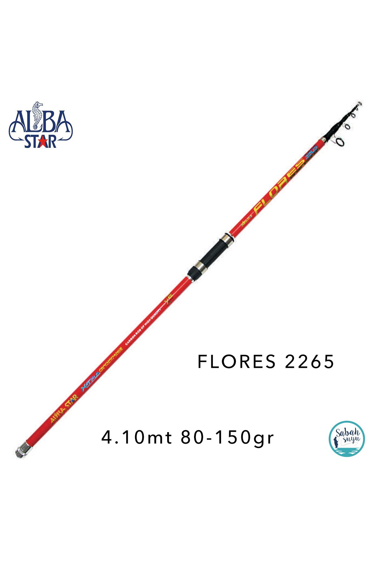 AlbaStar 2265 Flores 4.10mt 80-150gr Teleskopik Surf Kamış