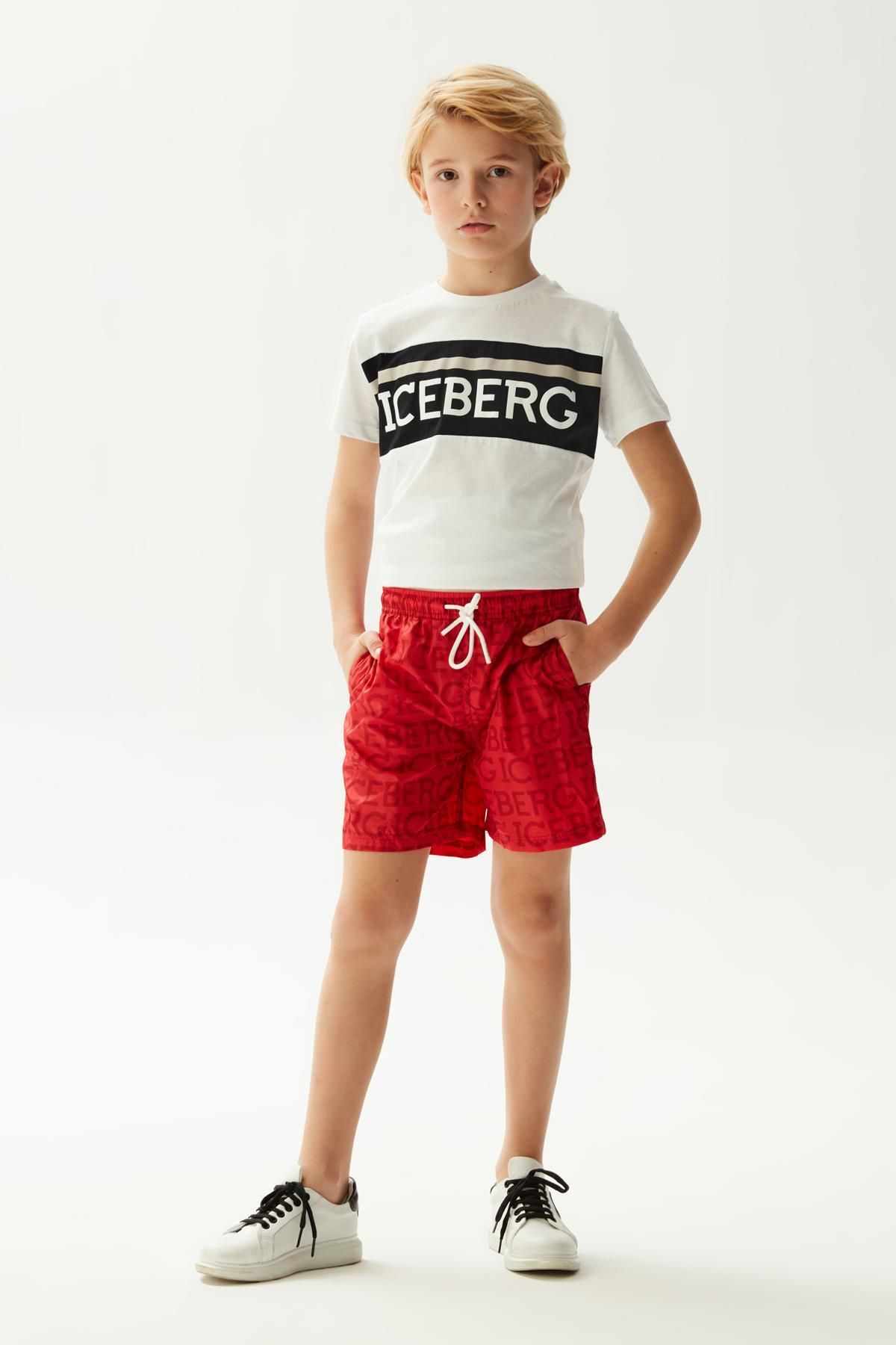 Iceberg BG Store Erkek Çocuk Kiremit Deniz Şortu