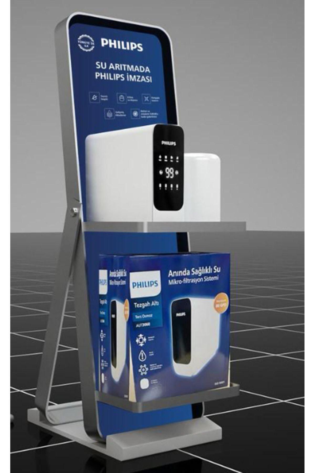 Philips AUT3063 Dijital Pompalı Su Arıtma Cihazı