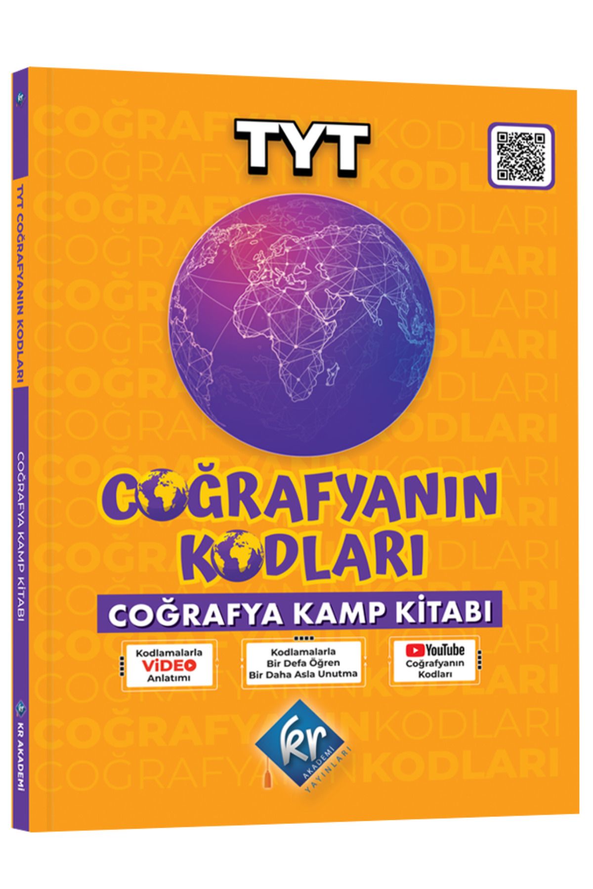 KR Akademi Yayınları Tyt Coğrafya 9. Sınıf 10. Sınıf Coğrafyanın Kodları Video Ders Kitabı
