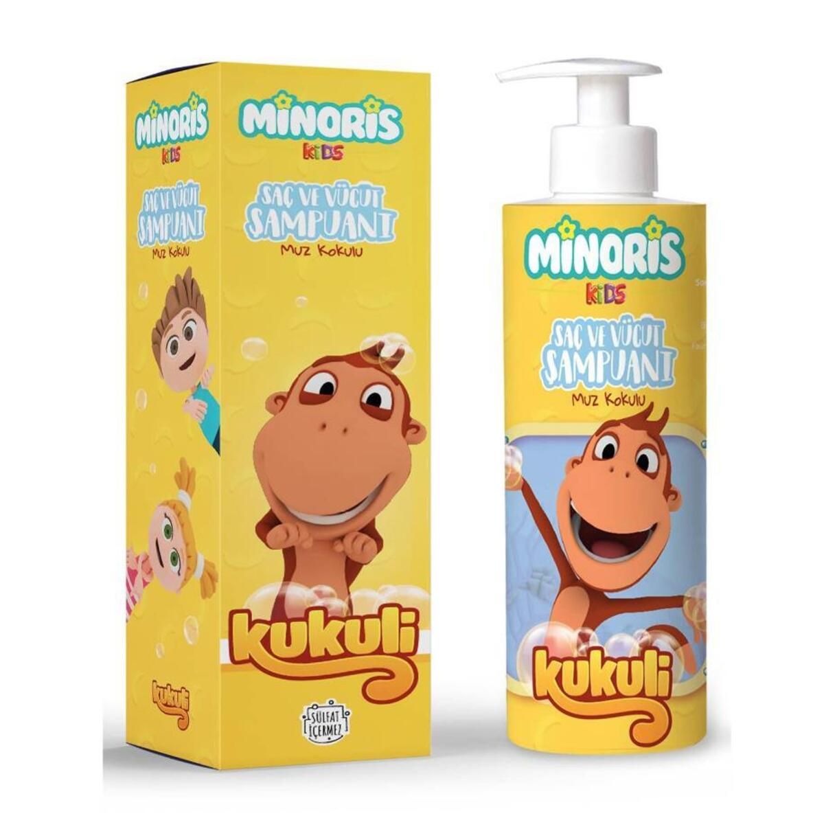 Minoris Kids Kukuli Organik Saç Ve Vücut Şampuanı 220 ml