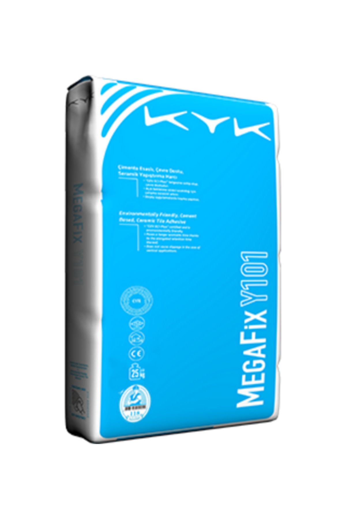 TOPALAKTİCARET Kütahya KYK MegaFix Y101 - 25Kg Gri Seramik Yapıştırma Harcı Karo Yapıştırma Yer Seramik Yapıştırıcı