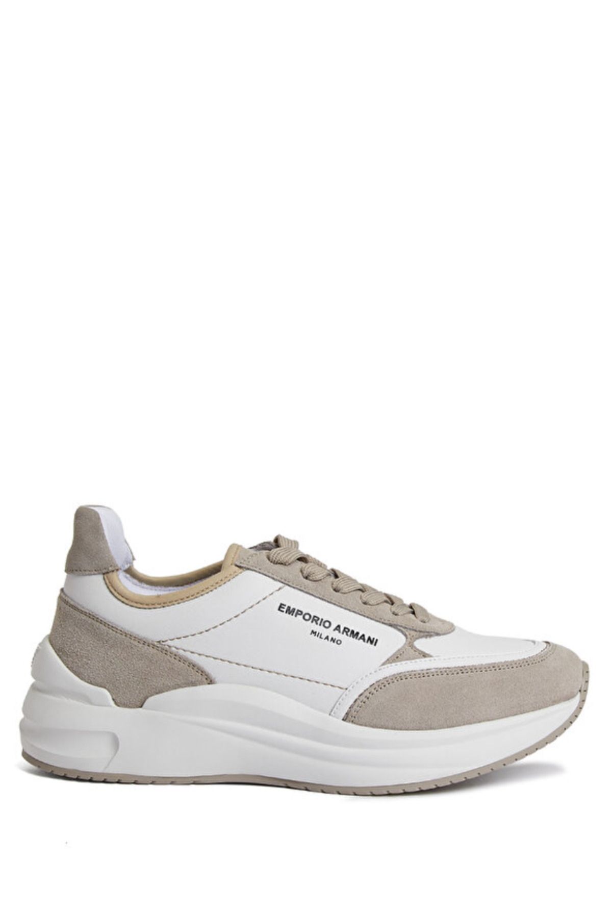 Emporio Armani Asv Regenerated Leather Sneaker