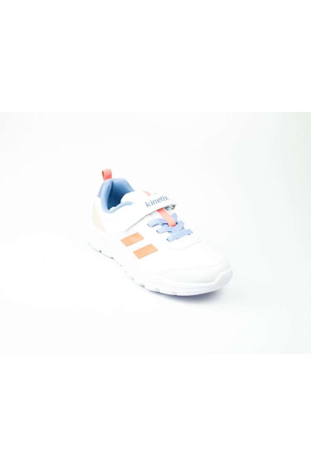 Kinetix Korper 4Fx Beyaz Somon Detay Cırtlı Rahat Çocuk Spor Ayakkabı