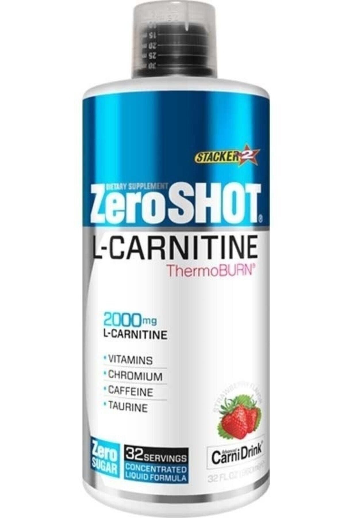 Zero Shot L-carnitine Thermo Burn Çilek Aroma 960 ml.