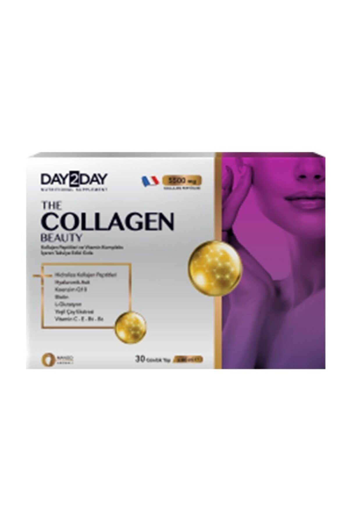 DAY2DAY The Collagen Beauty 30 Günlük Tüp * 40 ml Mango Aromalı