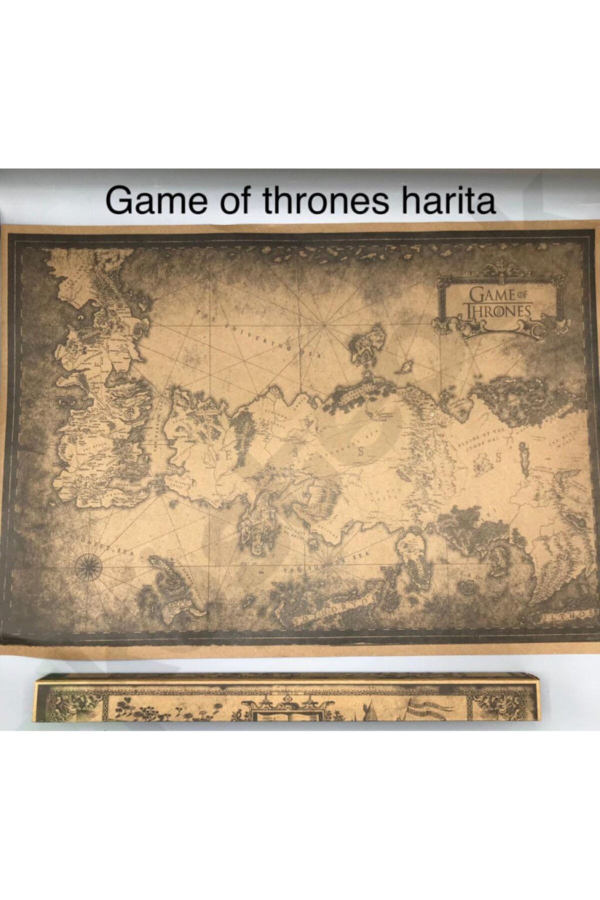 Köstebek Game Of Thrones - Westeros Haritası
