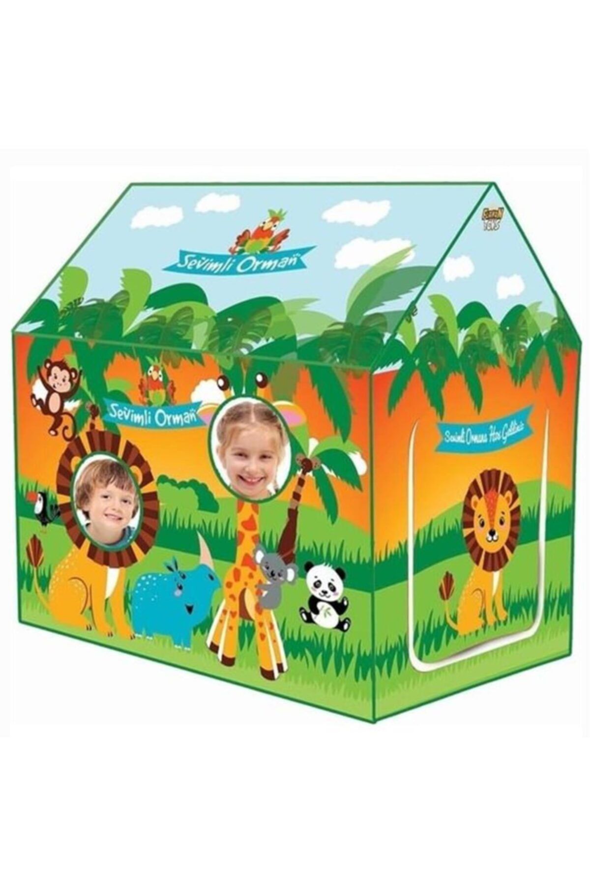 Furkan Toys Çocuk Çadır Sevimli Orman Oyun Evi