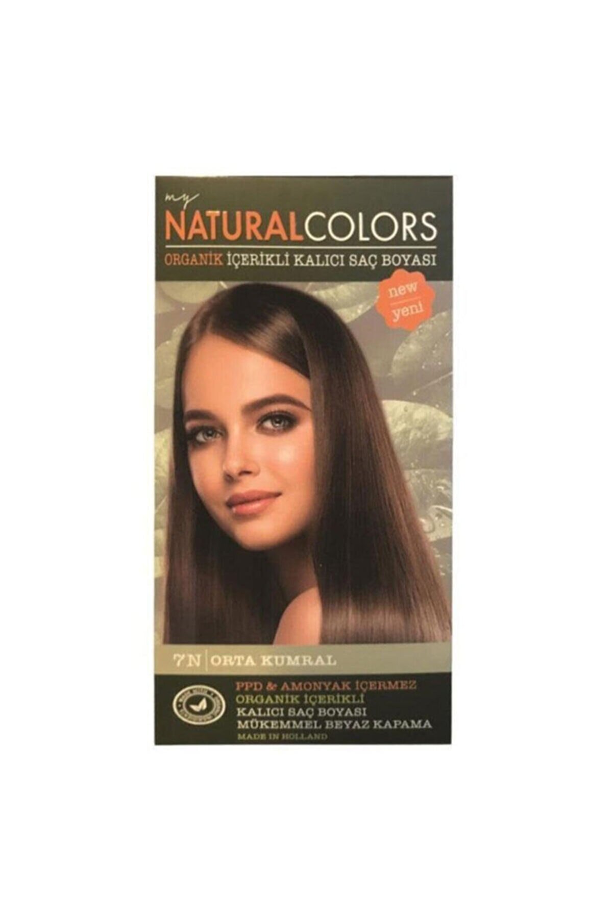 Organic Natural Colors Orta Kumral Organik Saç Boyası 7N  8681085503239