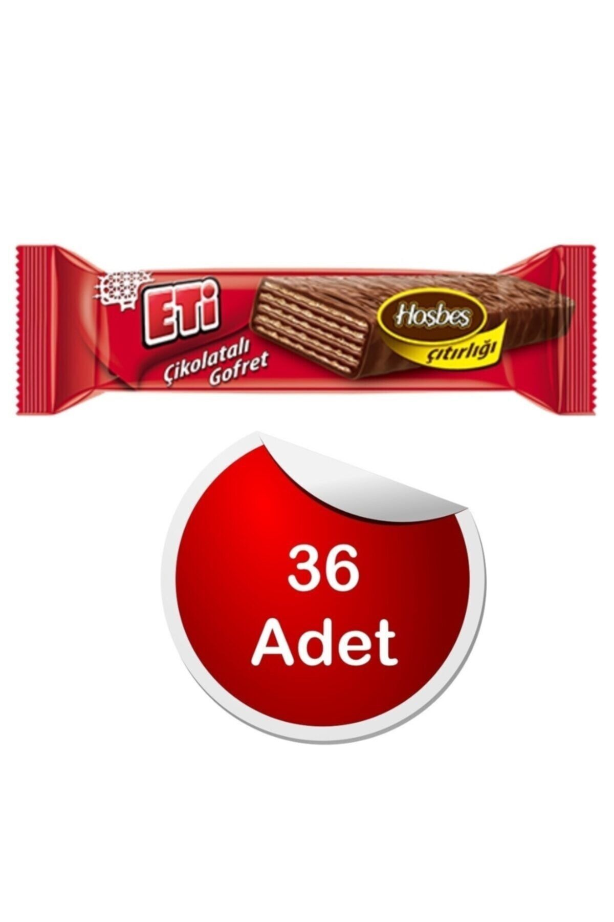 Eti Çikolatalı Gofret 36 Adet X 34gr.