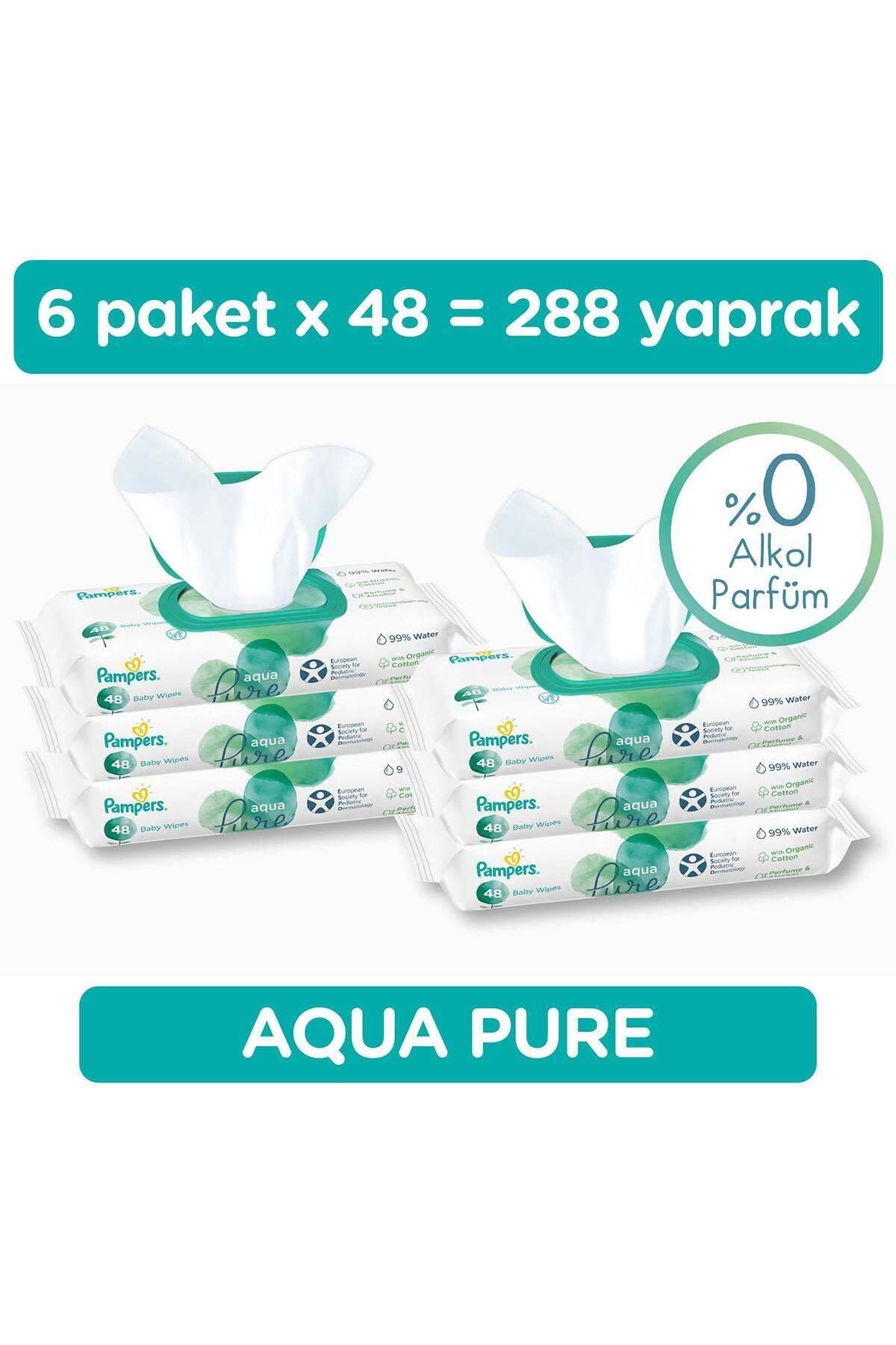 Prima Islak Havlu Aqua Pure 48*6 (288 Yaprak)