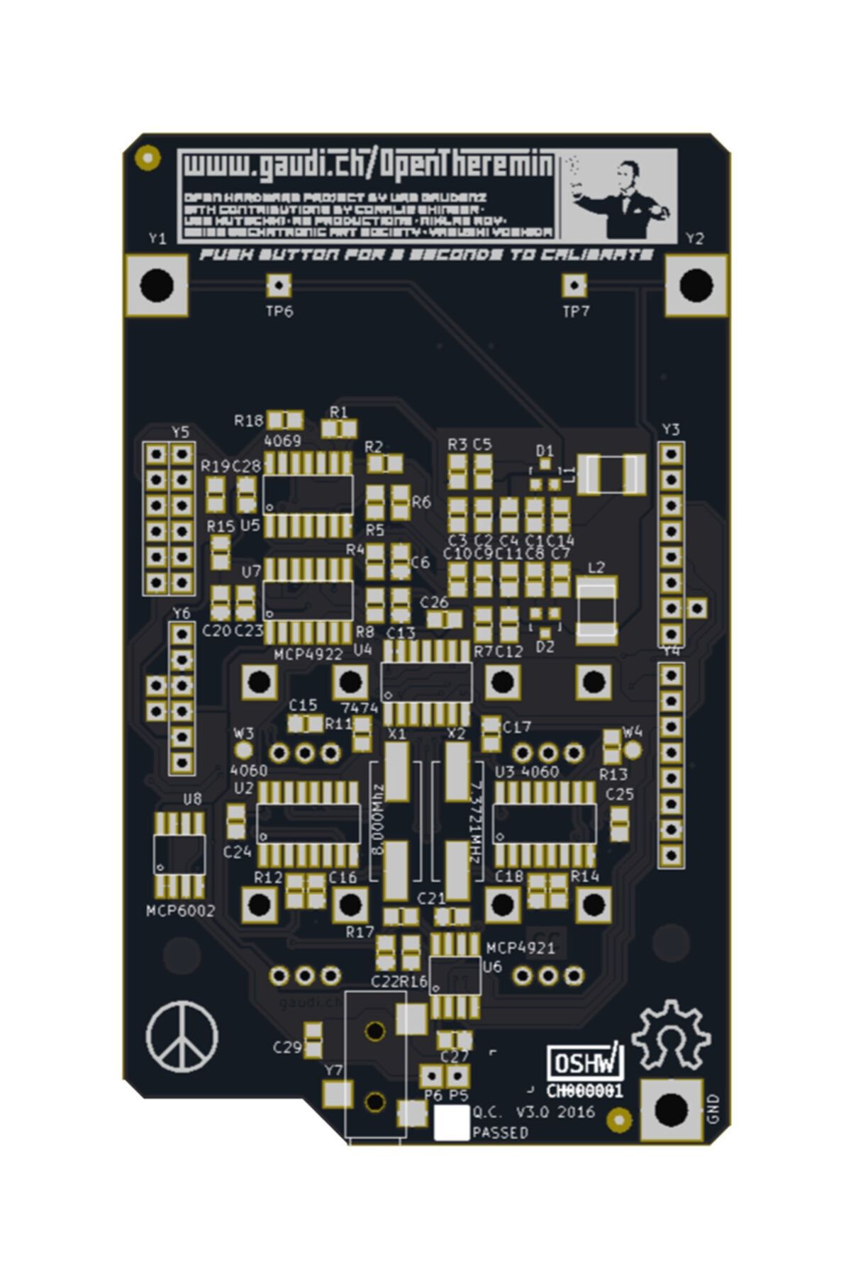 Arduino Müzik Aleti Devre Kartı Open Theremin V3