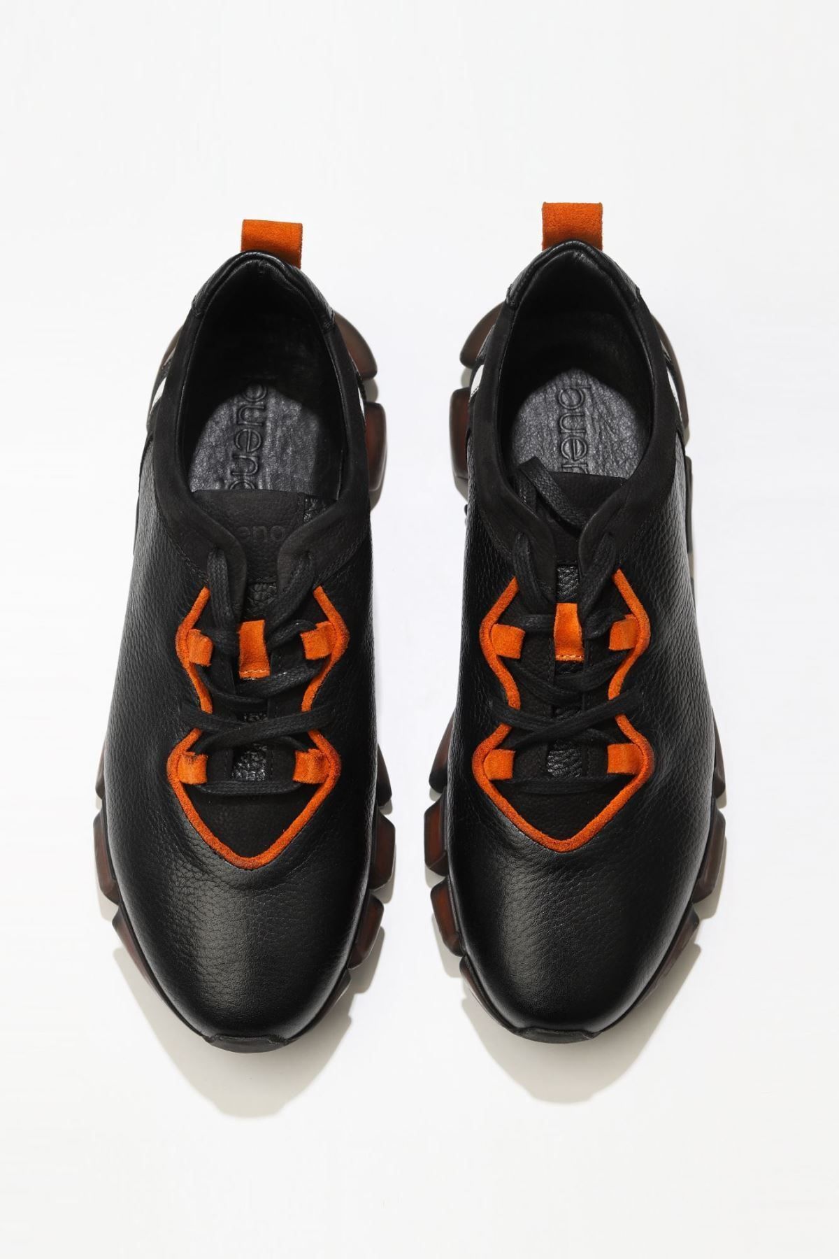 Bueno Shoes Siyah Multi Deri Erkek Spor Ayakkabı