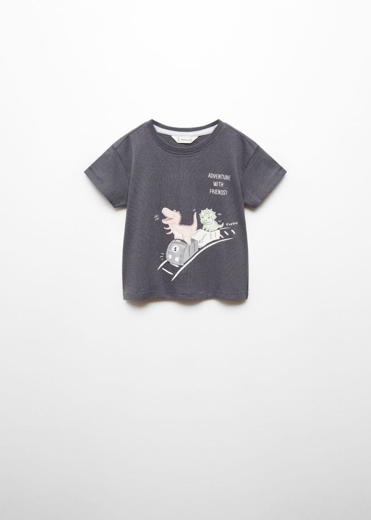 MANGO Baby Desenli pamuklu tişört