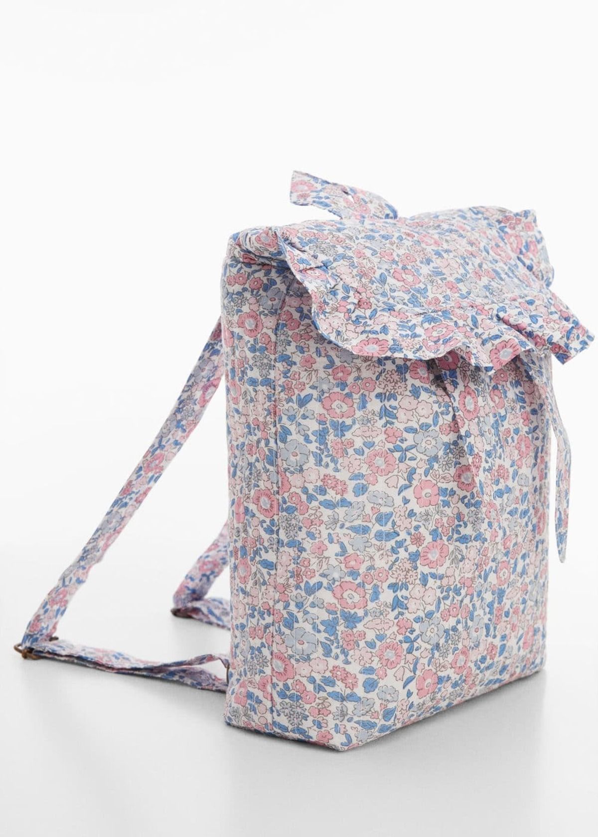 MANGO Baby Çiçek desenli sırt çantası