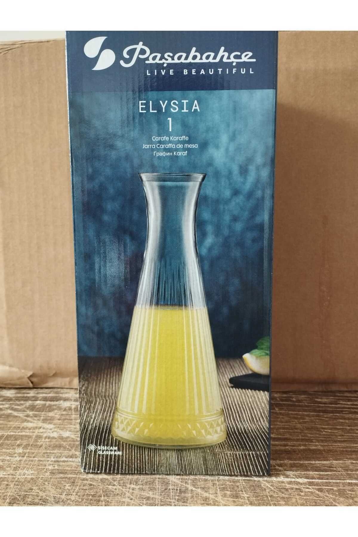 Paşabahçe Elysia Karaf Limonata Şişesi Vazo Şişe Sürahi 940 CC Kapaksız