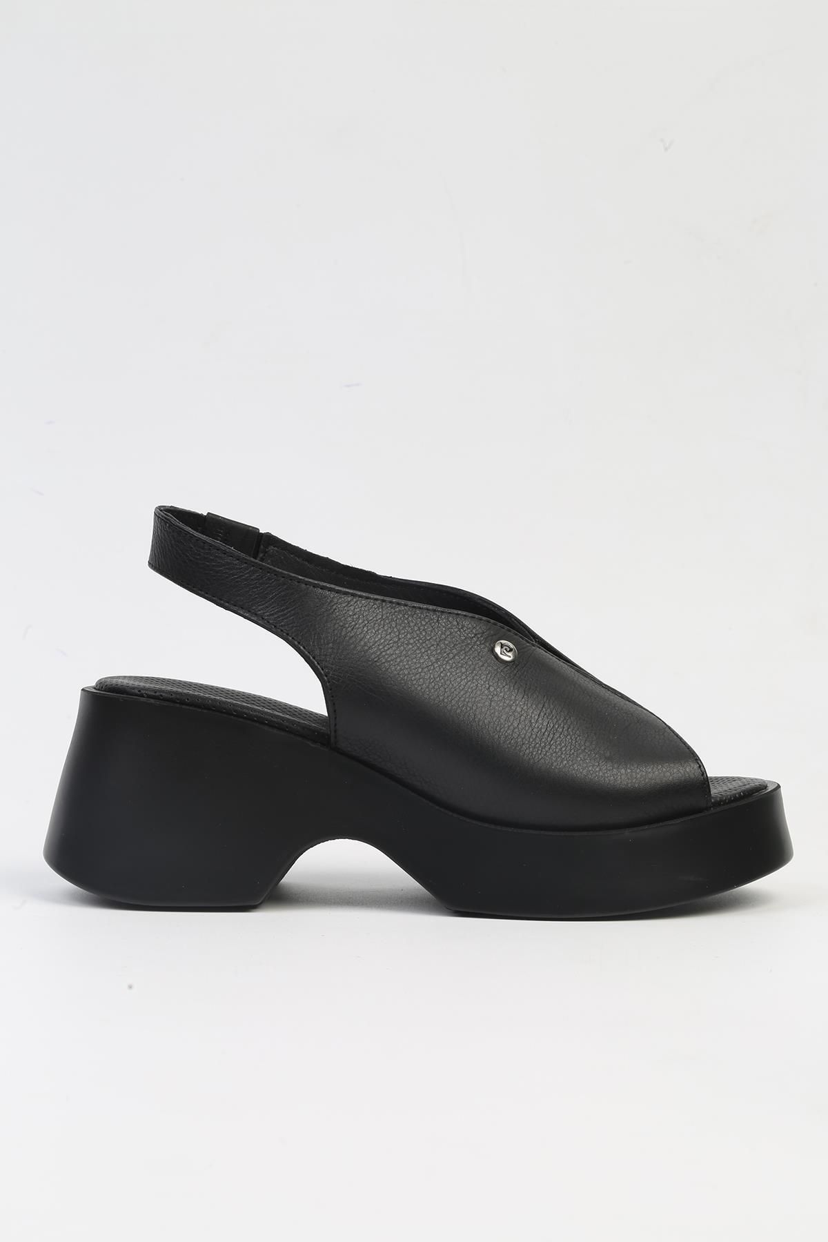 Pierre Cardin ® | PC-7200- 3968 Siyah-Kadın Topuklu Ayakkabı