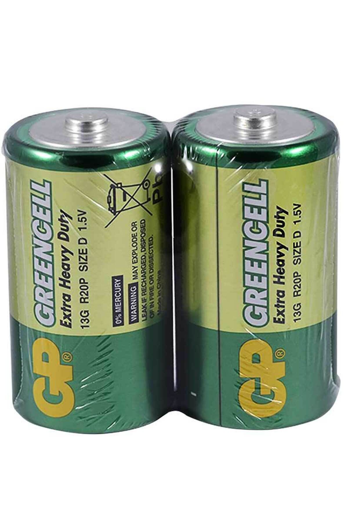 Lisinya Gp 13g 2s2 Greencell R20 Büyük D Boy Pil (20 Li Paket) (4172)