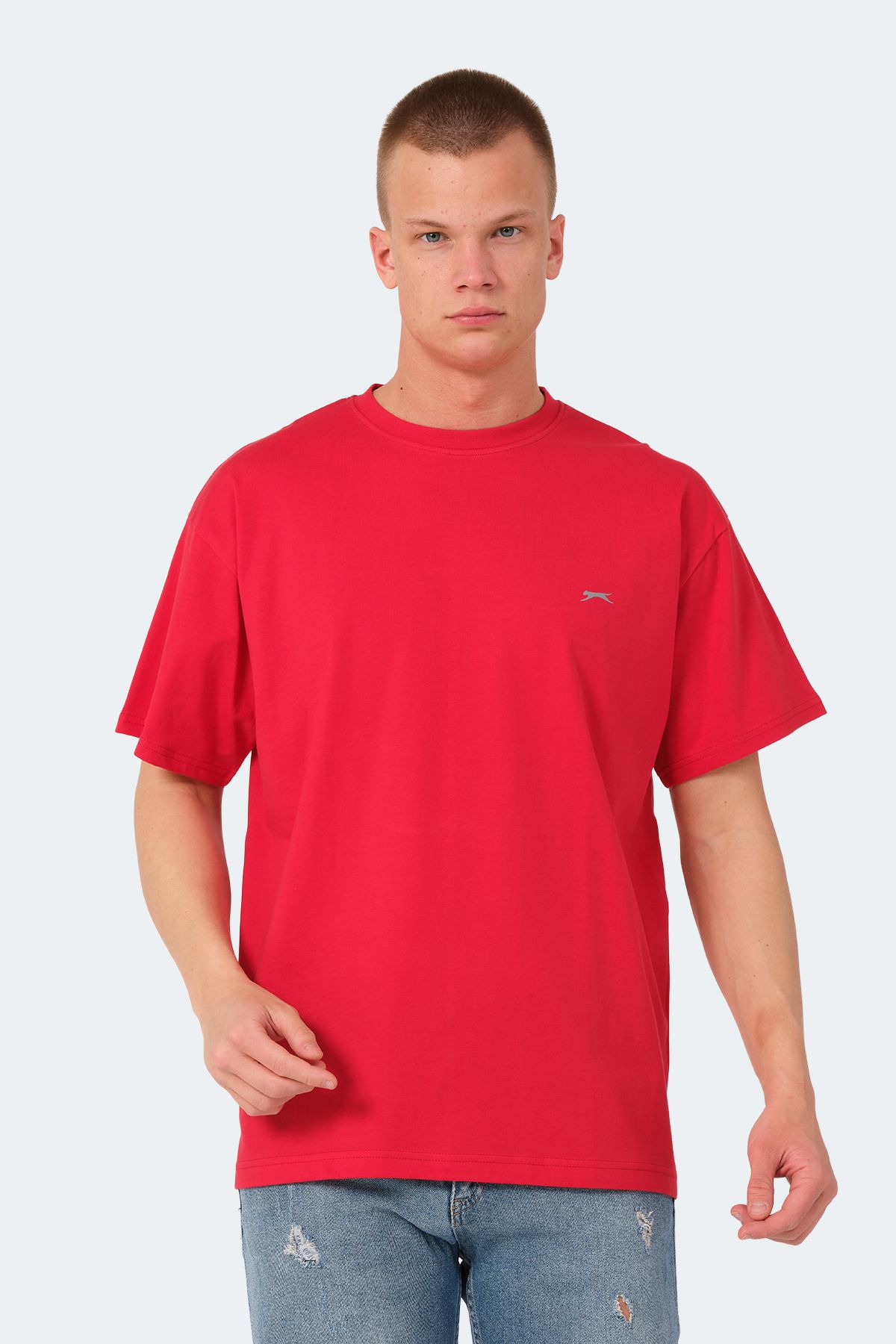Slazenger KULANA OVER Erkek Tişört Kırmızı