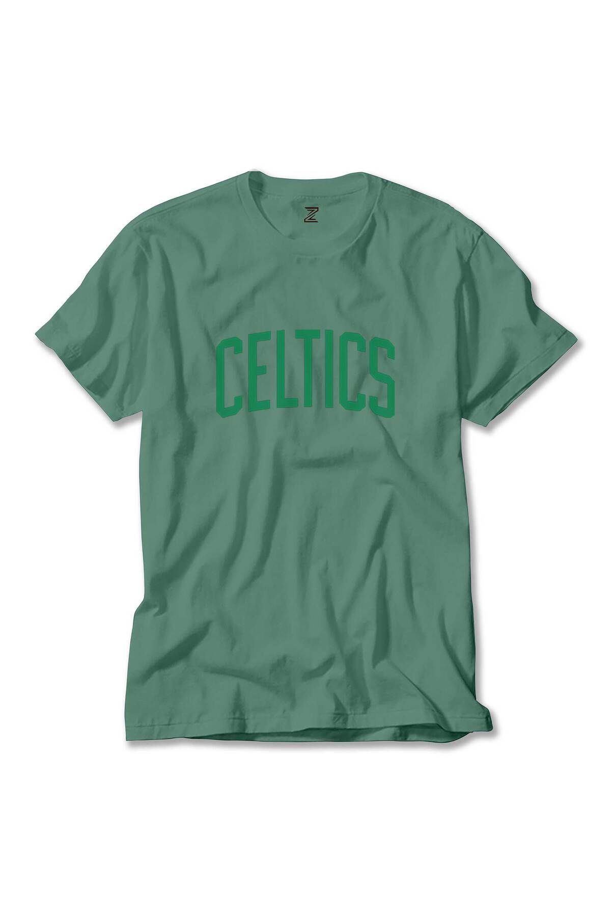Z zepplin Boston Celtics Yazı Yeşil Tişört