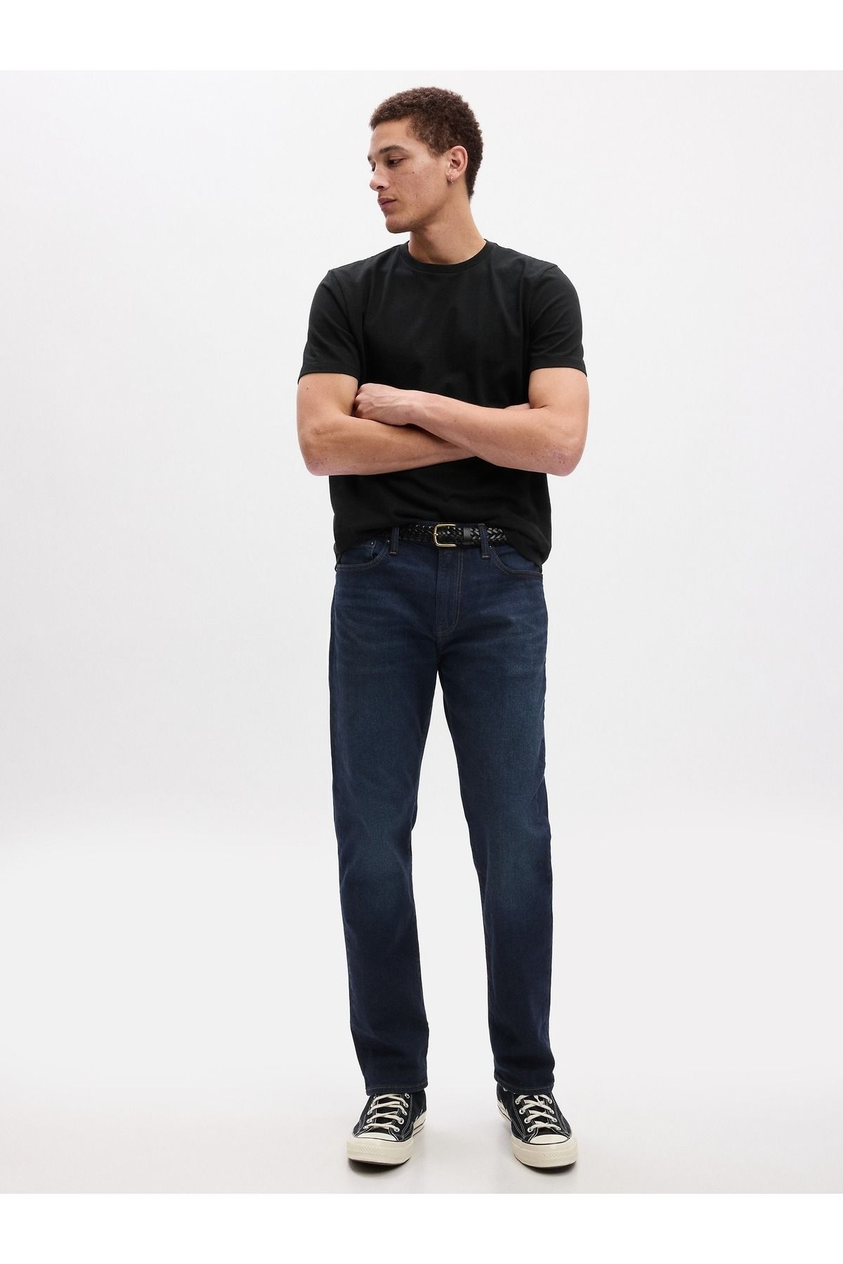 GAP Erkek Koyu Mavi GapFlex Straight Jean Pantolon