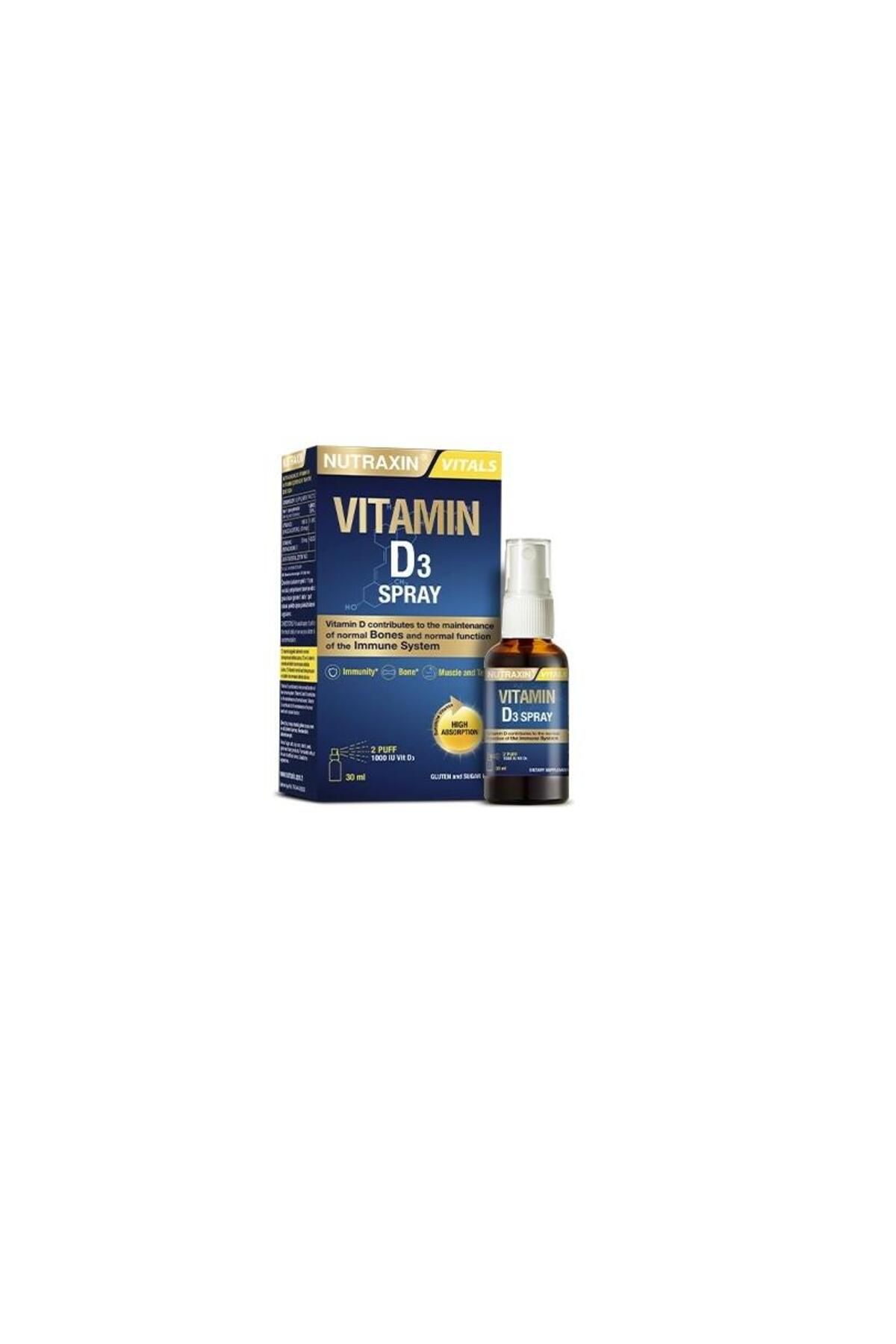 Nutraxin Vitamin D3 Sprey 1000 Iu 30 ml
