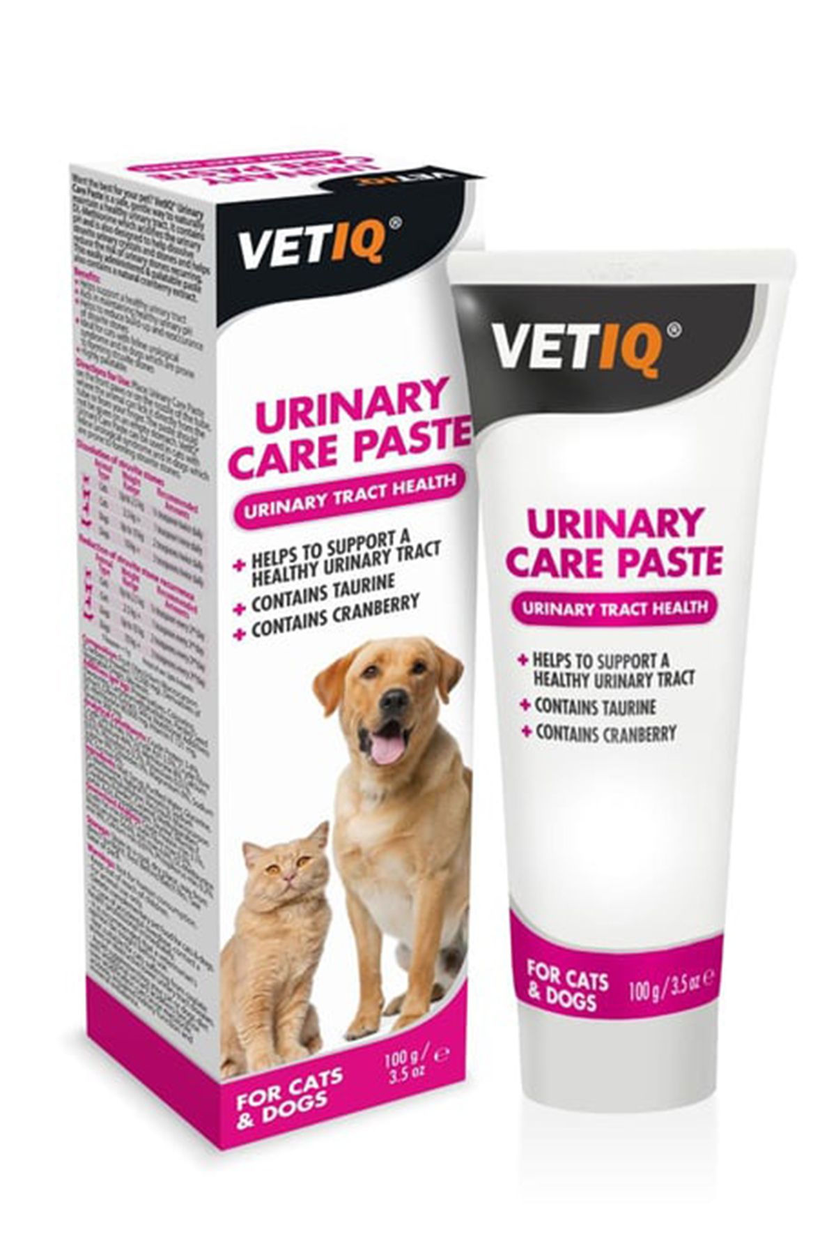 Vetiq Urinary Care Paste Cat&Dog 100gr - Kedi&Köpek Üriner Sistem Destek Macunu