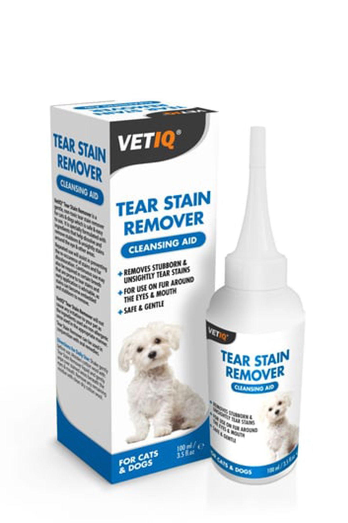 Vetiq Tear Stain Remover - Kedi ve Köpekler İçin Gözyaşı 100ml