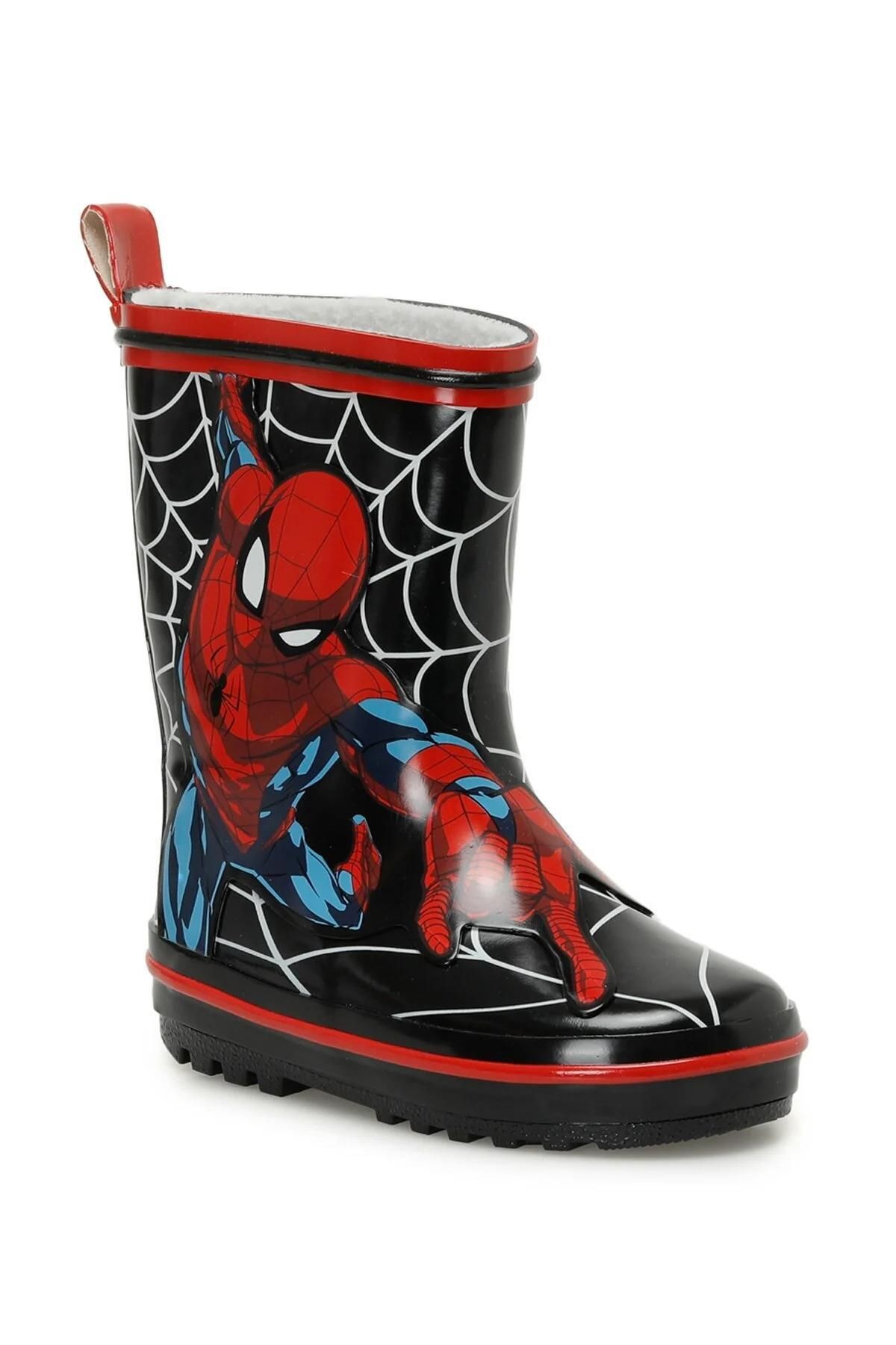 Spiderman Sıpta.p3pr Siyah Erkek Çocuk Yağmur Çizmesi-siyah