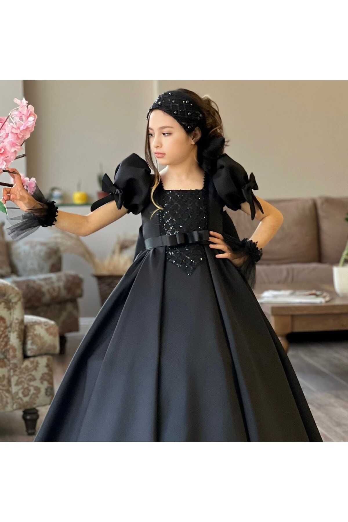 By Feyza Kids Collection Kız Çocuk Abıye Mezunıyet Elbisesi
