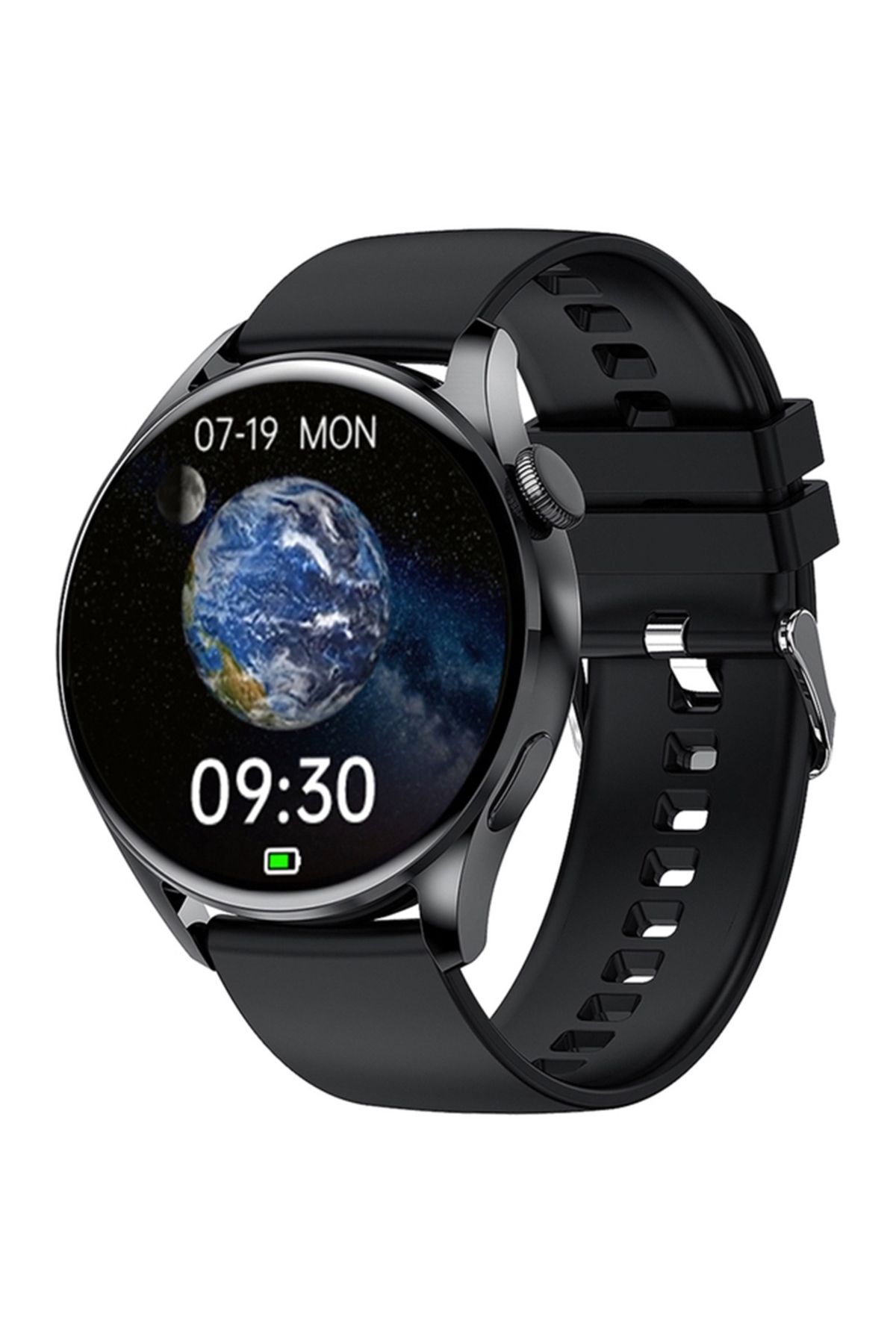 SONREİR Smart Watch 4 Spor Klasik Yuvarlak Kasa Amoled Ekran Akıllı Saat Huawei İphone Xiaomi Samsung Uyumlu
