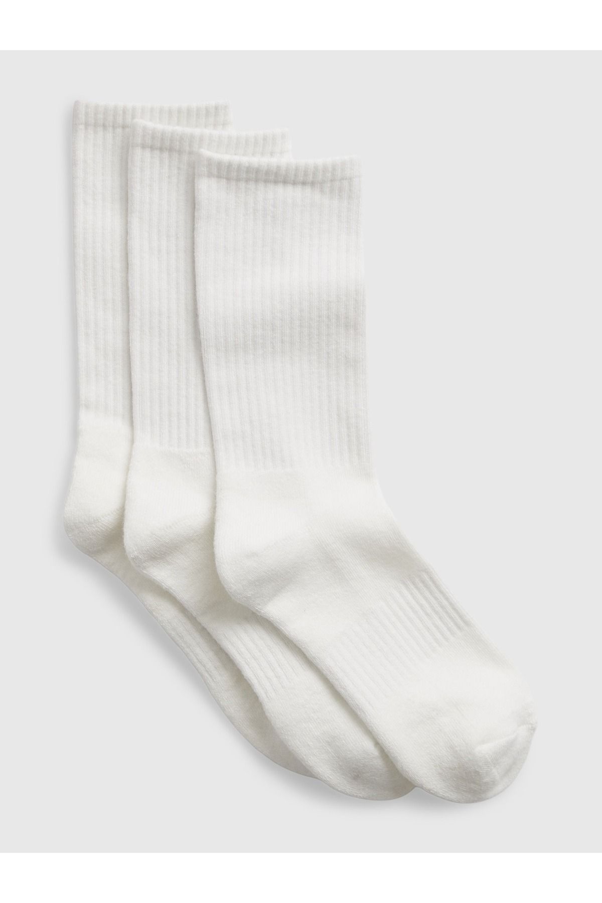 GAP Erkek Kırık Beyaz 3'lü Çorap Seti