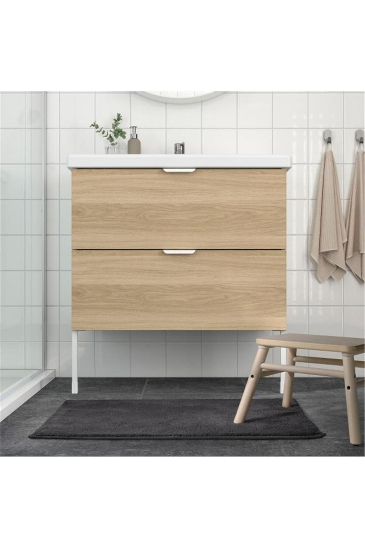 IKEA Södersjön Banyo Paspası Koyu Gri 50X80 Cm 00507985