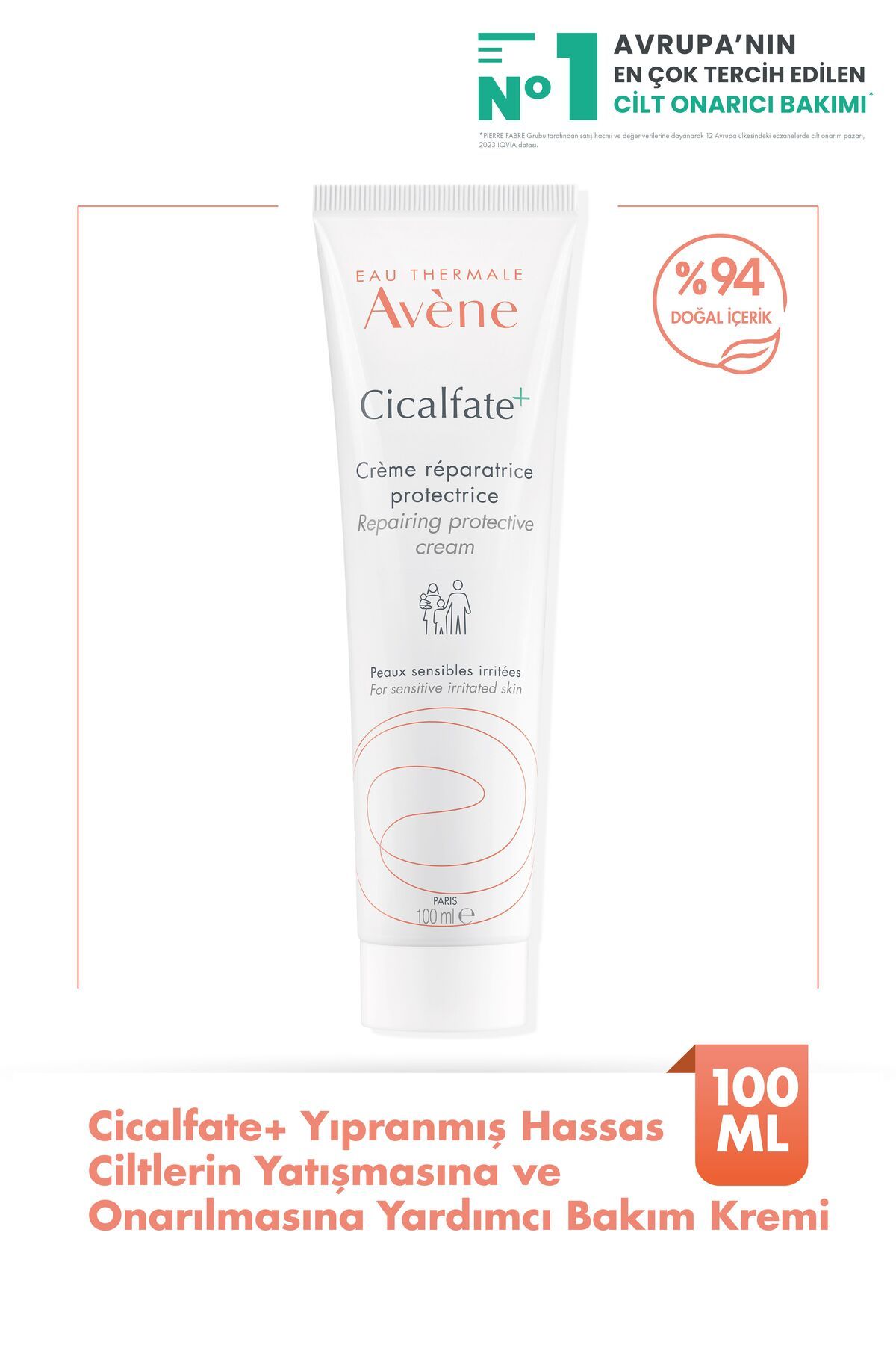 Avene Cicalfate Restorative Protective Cream 100 ml
