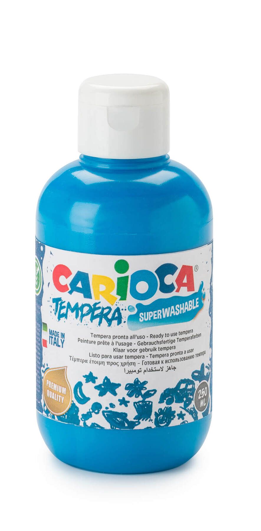 Carioca Tempera Boya (SÜPER YIKANABİLİR) 250ml - Mavi