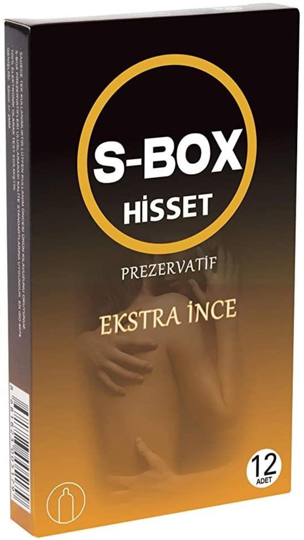 S-Box S Box 12 Li Prezervatif Ekstra Ince Hisset