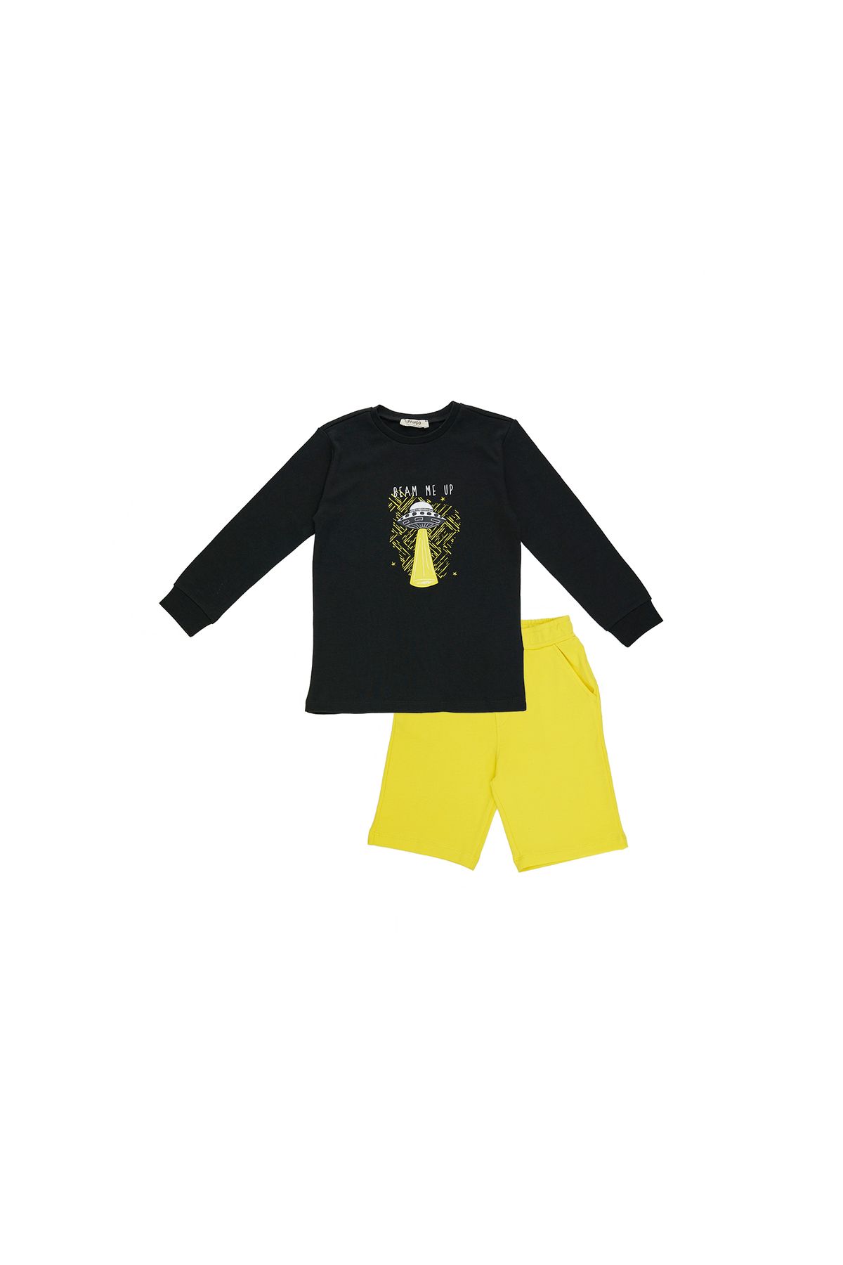 Panço Erkek Çocuk 3'lü Set Pijama Takımı