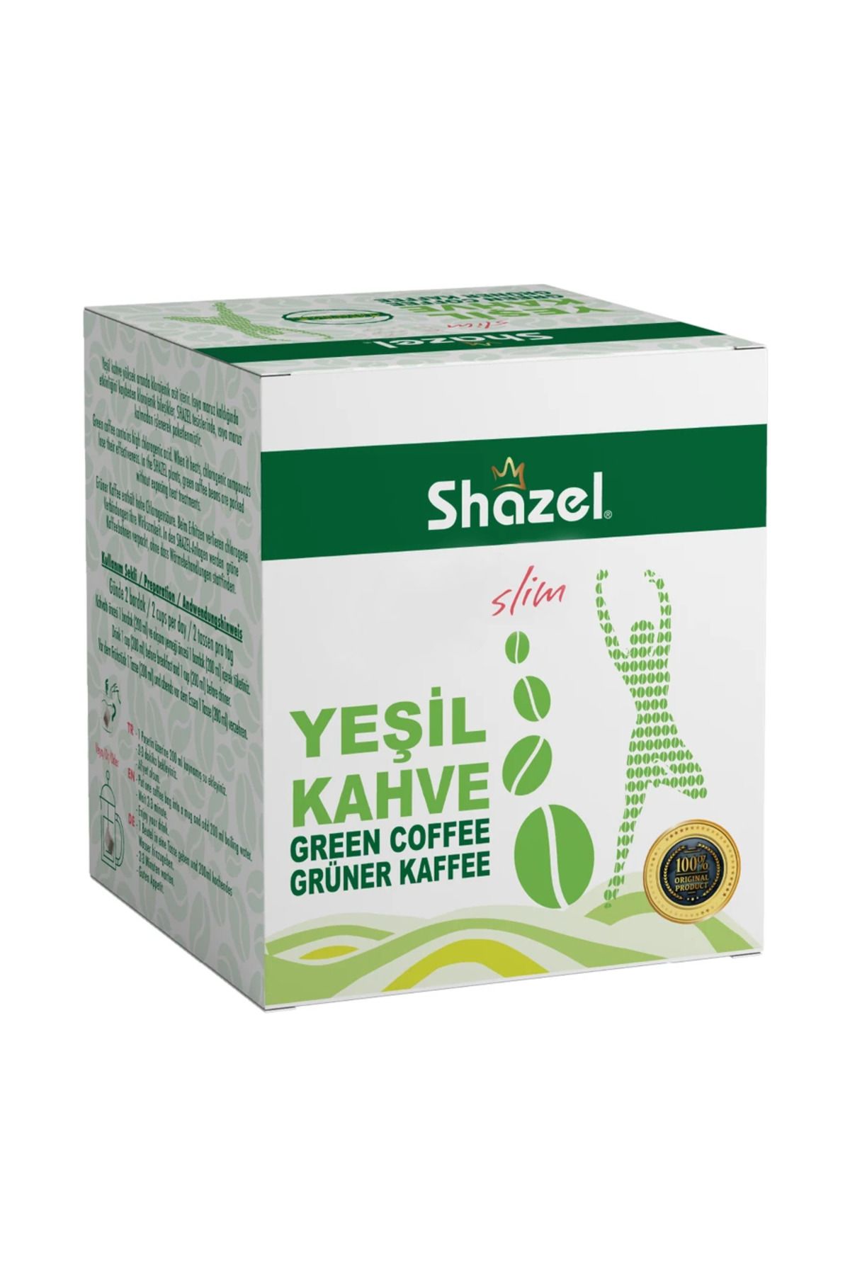 Shazel Slim Detoks Yeşil Kahve 14lü X 3g