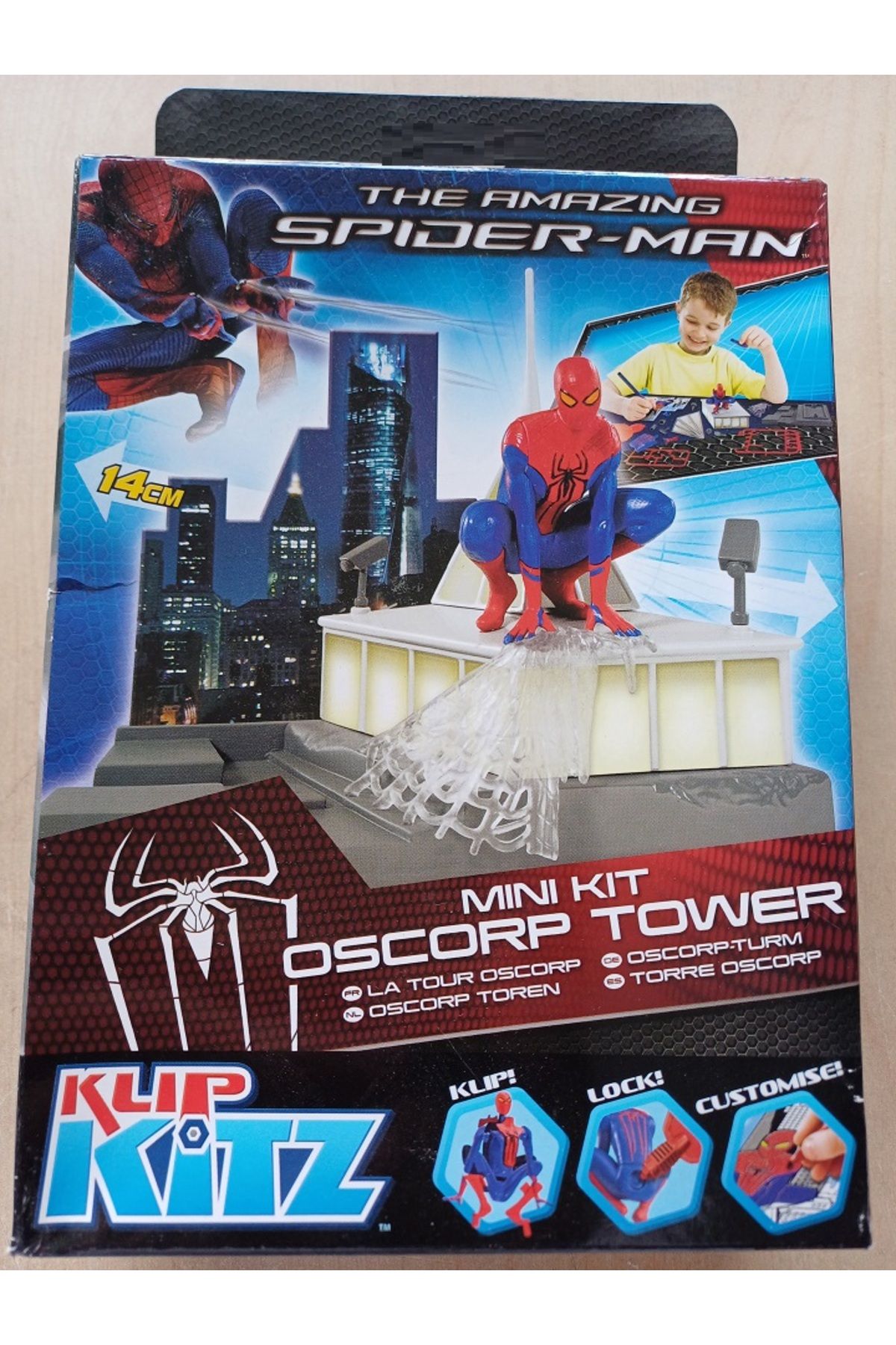 OYUNCAKSAHİLİ Örümcek Adam Figür Oscorp Tower Oyun Seti Spiderman Lisanslı Kçk Oyuncak Set