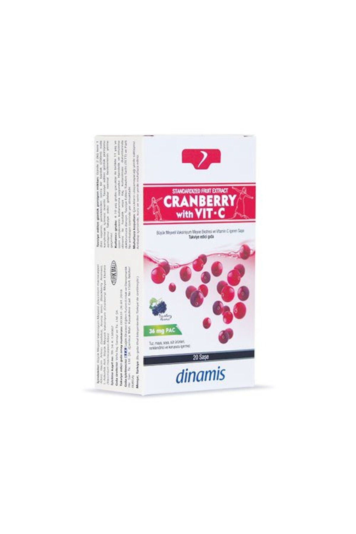 DİNAMİS Dinamis Cranberry With Vit-c 20 Saşe