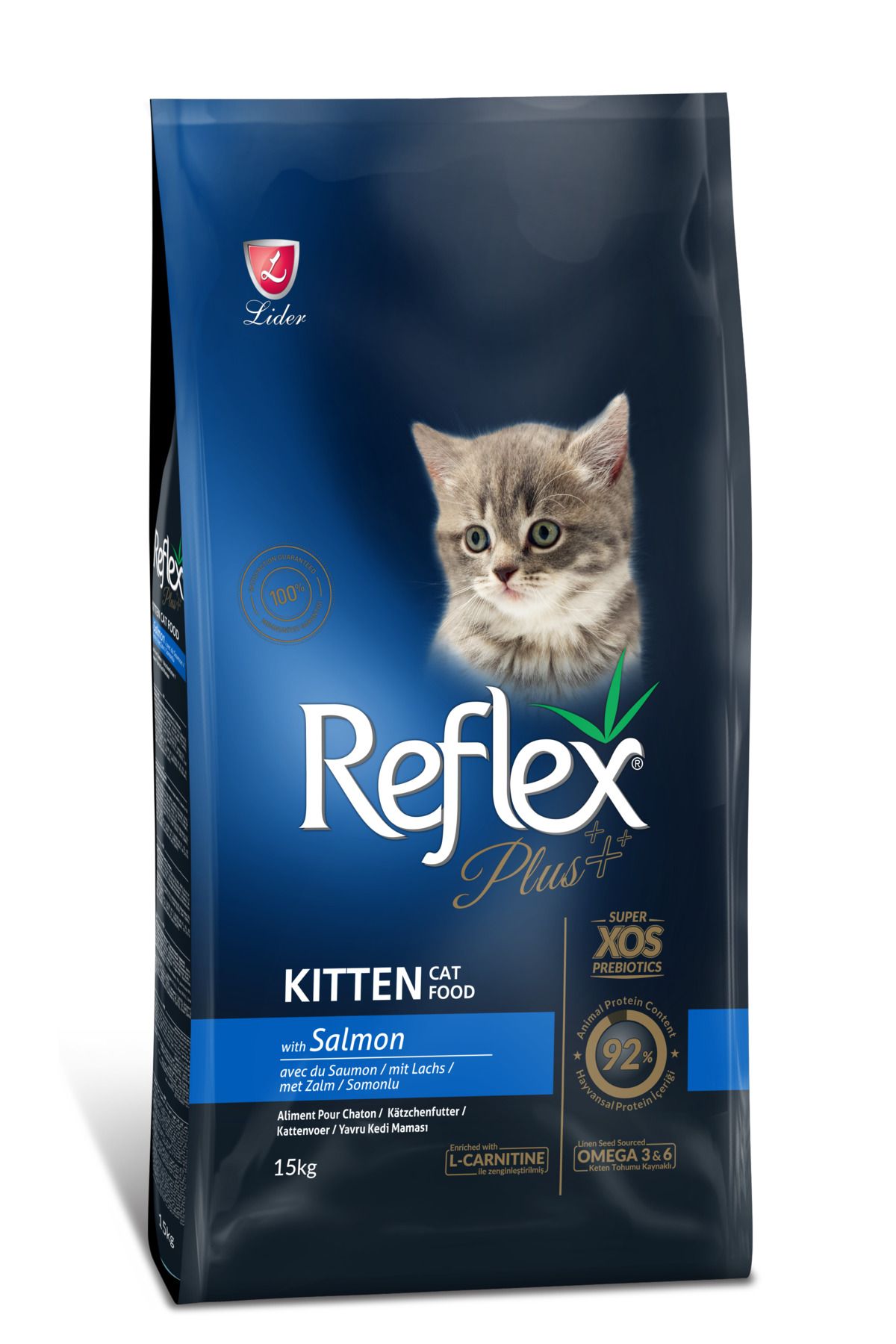 Reflex Plus Kitten Somonlu Ve Pirinçli Yavru Kedi Maması 15 Kg