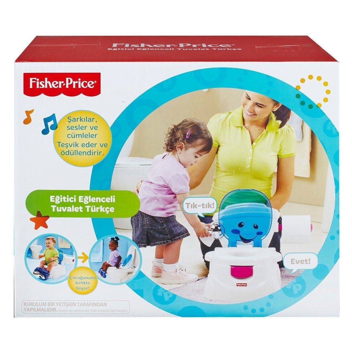 Fisher Price Bmd23 Fisher-price® Eğitici Eğlenceli Tuvalet