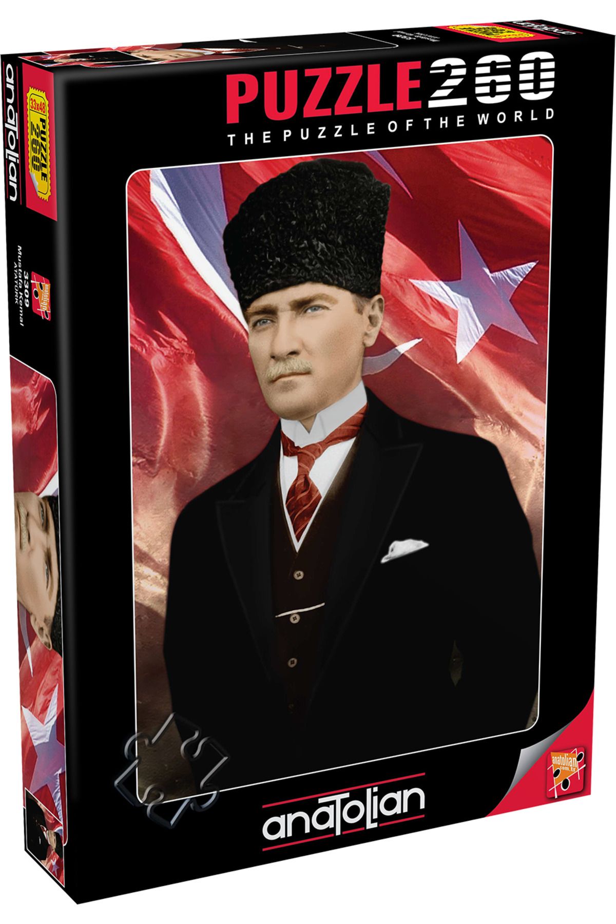 Anatolian Puzzle 260 Parçalık Puzzle / Mustafa Kemal Atatürk - Kod:3309