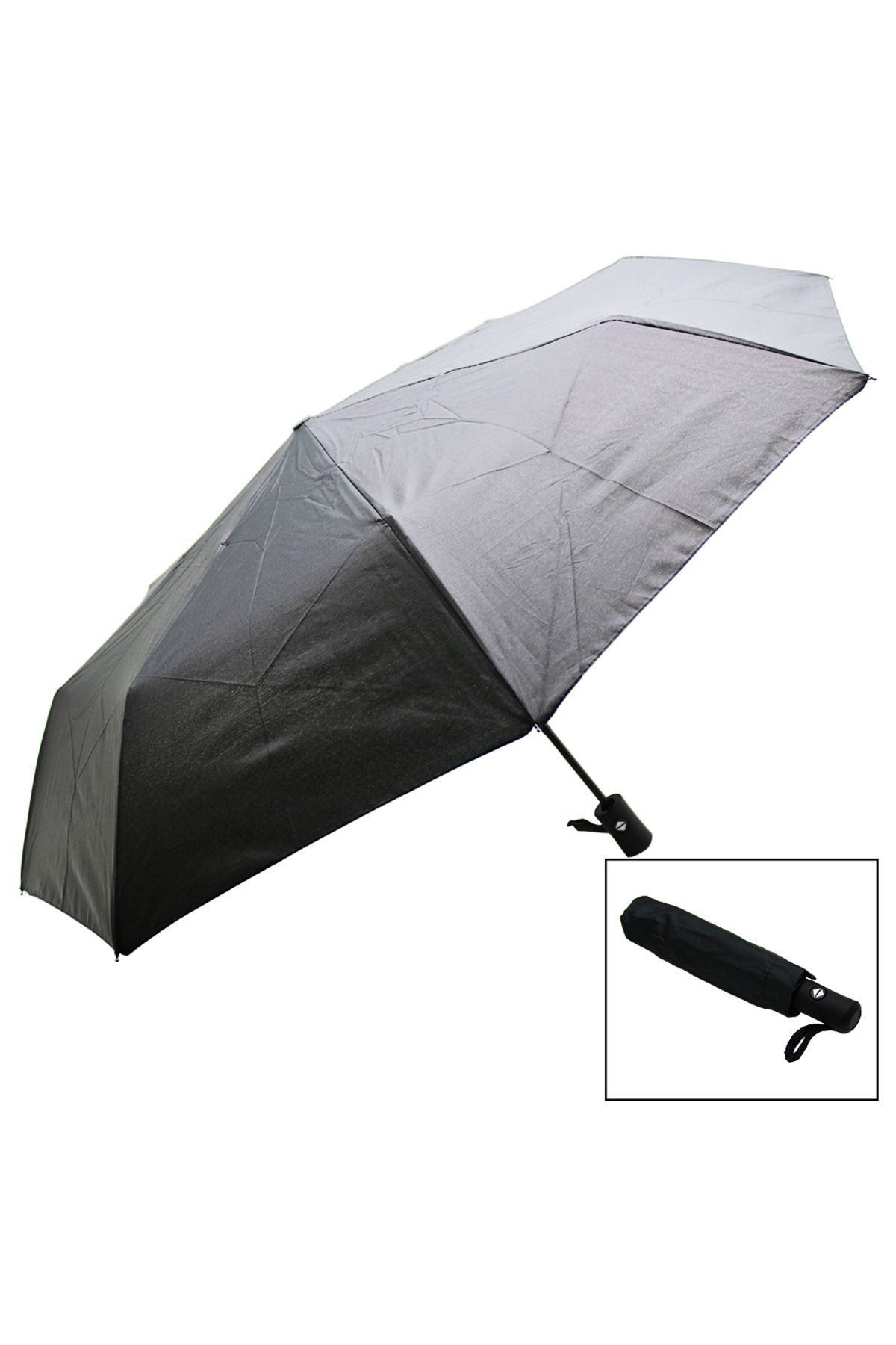 Go İthalat Tam Otomatik Erkek - Siyah Şemsiye (4202)