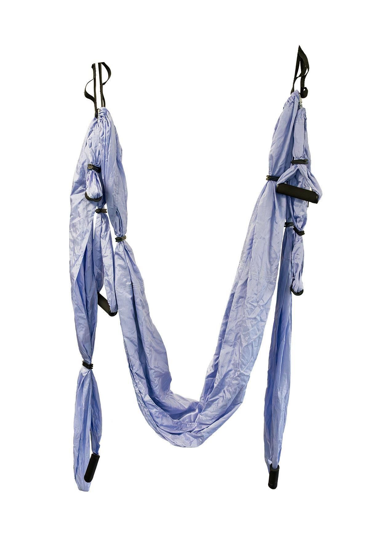 Yogabu Swing Yoga Hamağı ve Montaj Aparatı (Mavi)