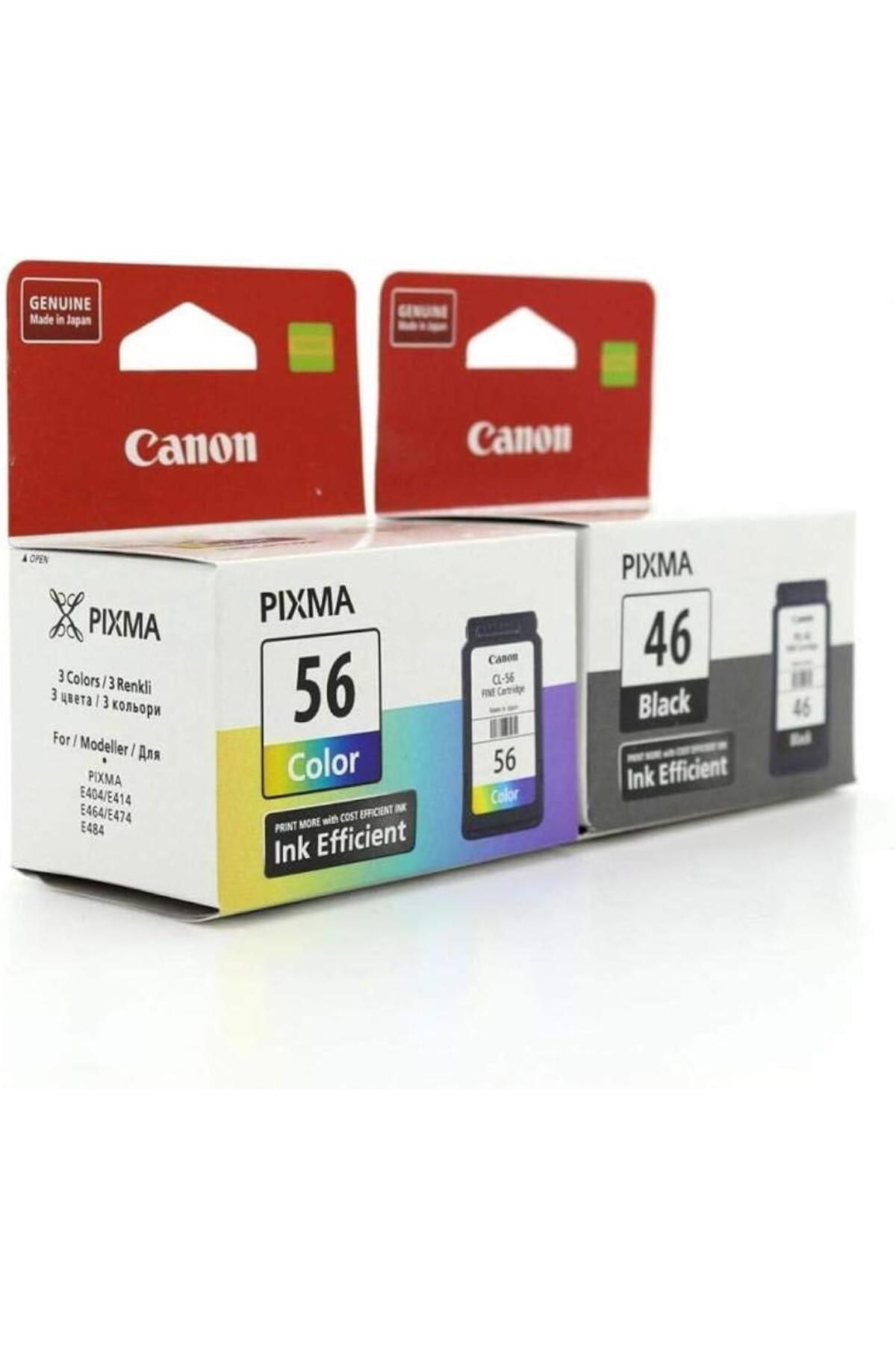 Canon Pixma E404 Kartuş / Pg46 / Cl56 Avantaj Paket Kartuş